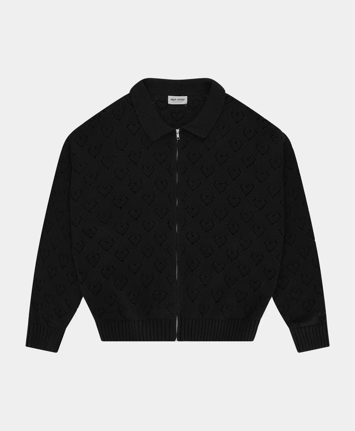 Heart Zip Knit Blue — Arbor Antwerp