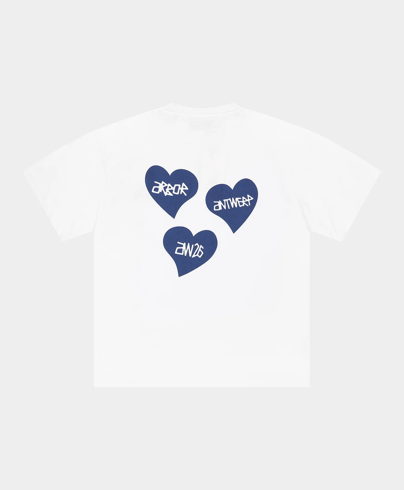 Triple Love T-shirt Blue — Arbor Antwerp
