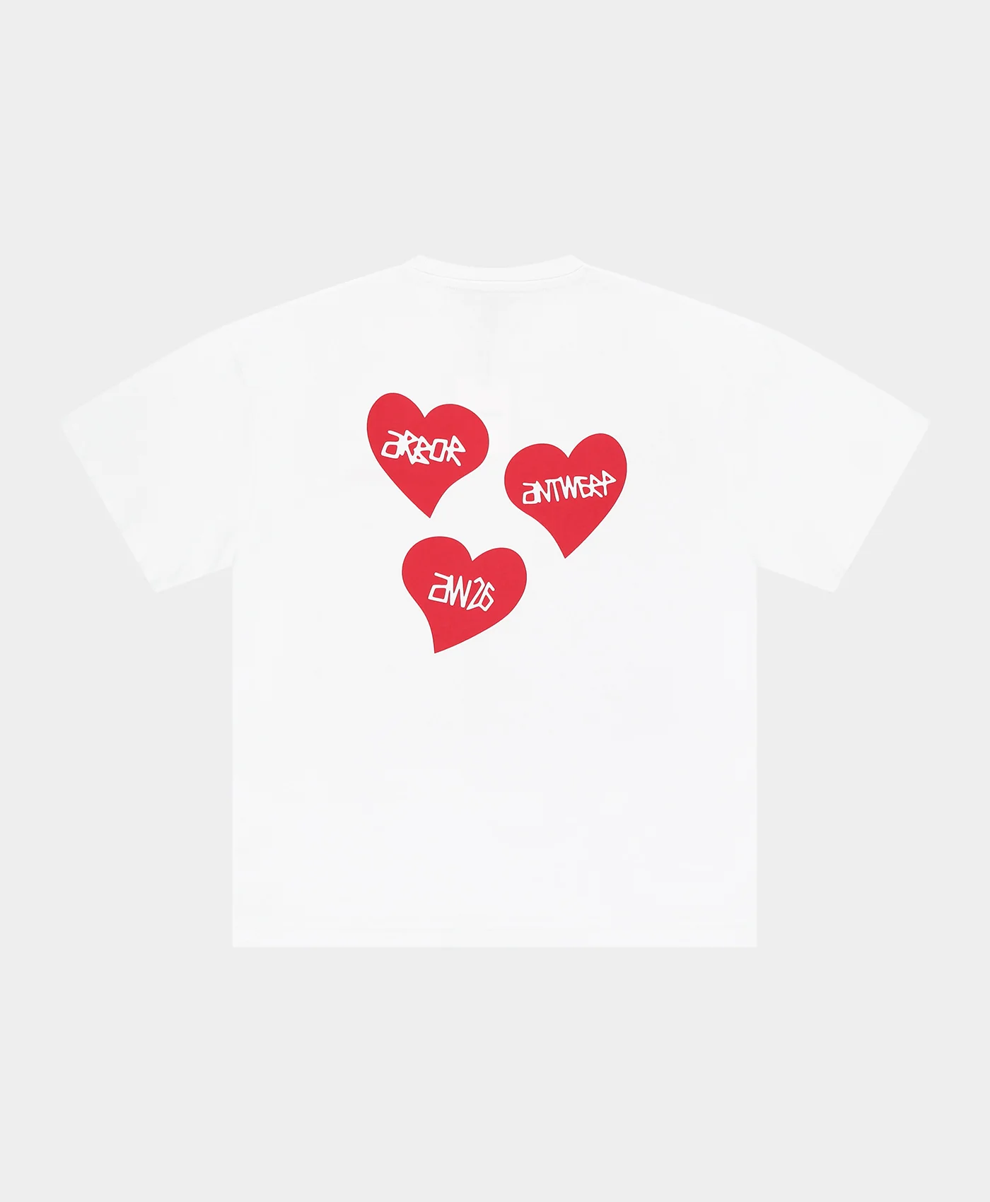 Triple Love T-shirt Red — Arbor Antwerp