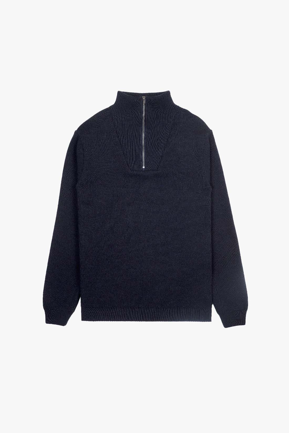 Pull youri camionneur Marine — Nitto Knitwear