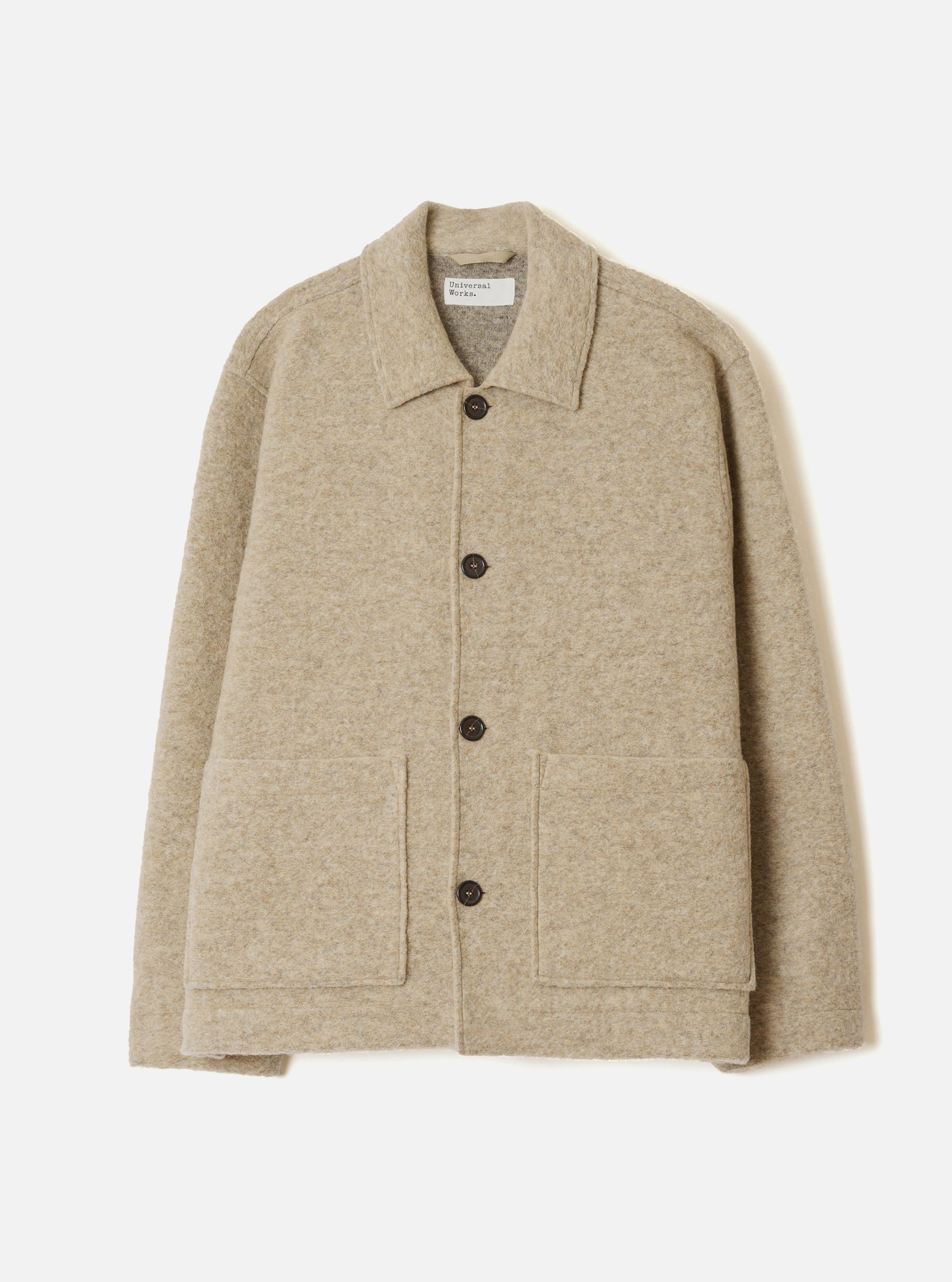 Fawn Wool Fleece Rams Jacket — Universal Works