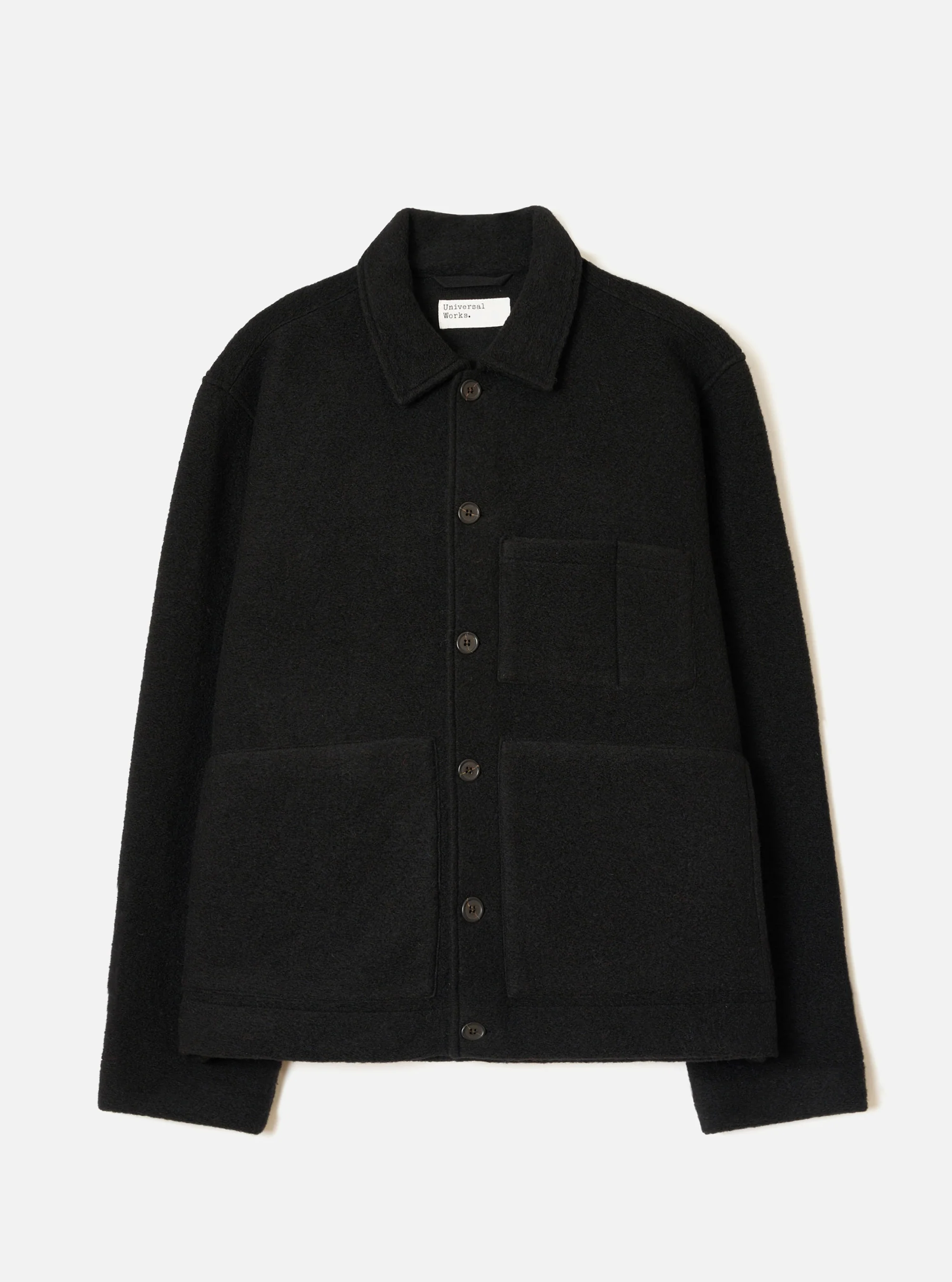 Olive Wool Fleece Uniform Jacket — Universal Works