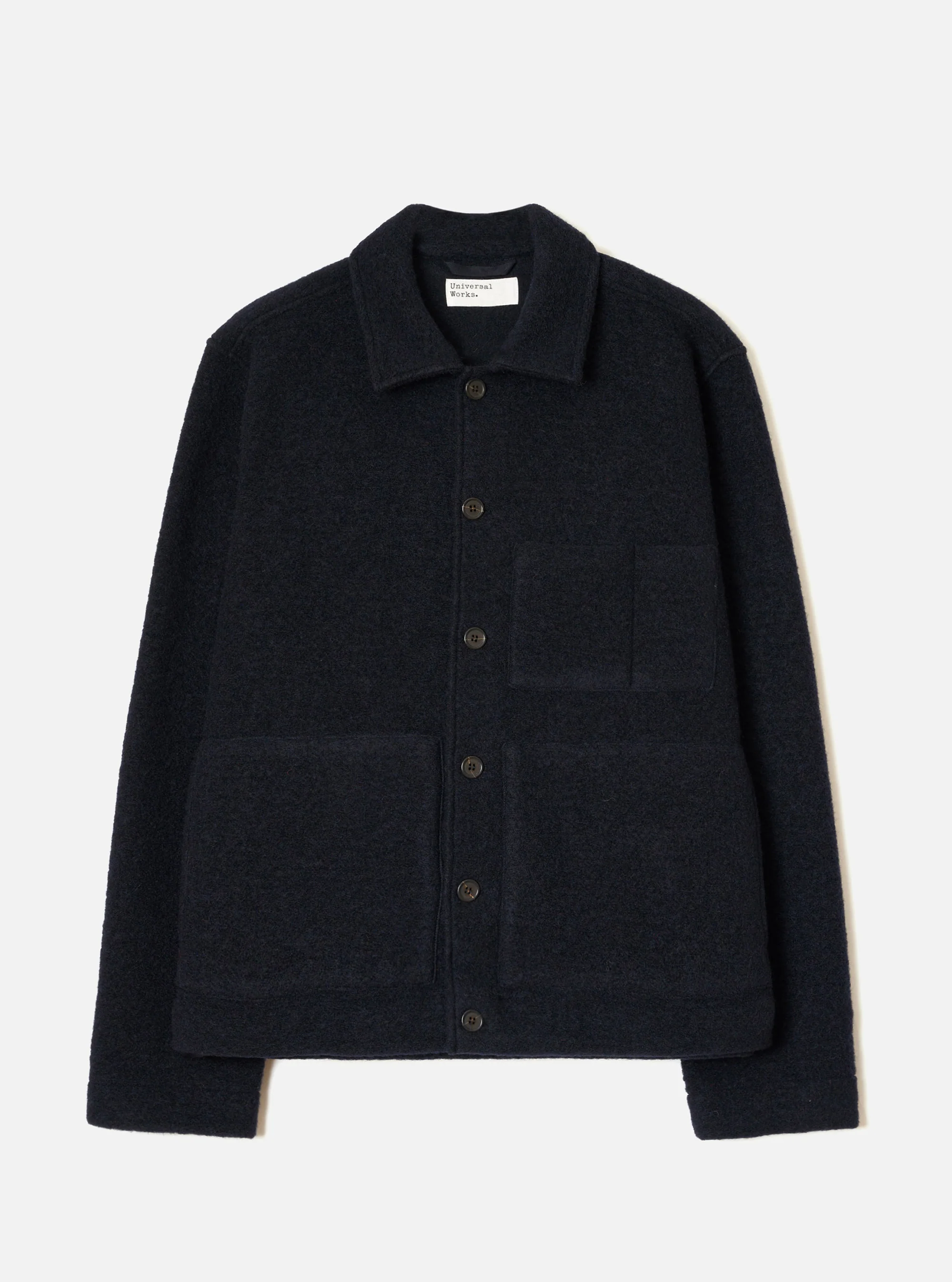 Olive Wool Fleece Uniform Jacket — Universal Works